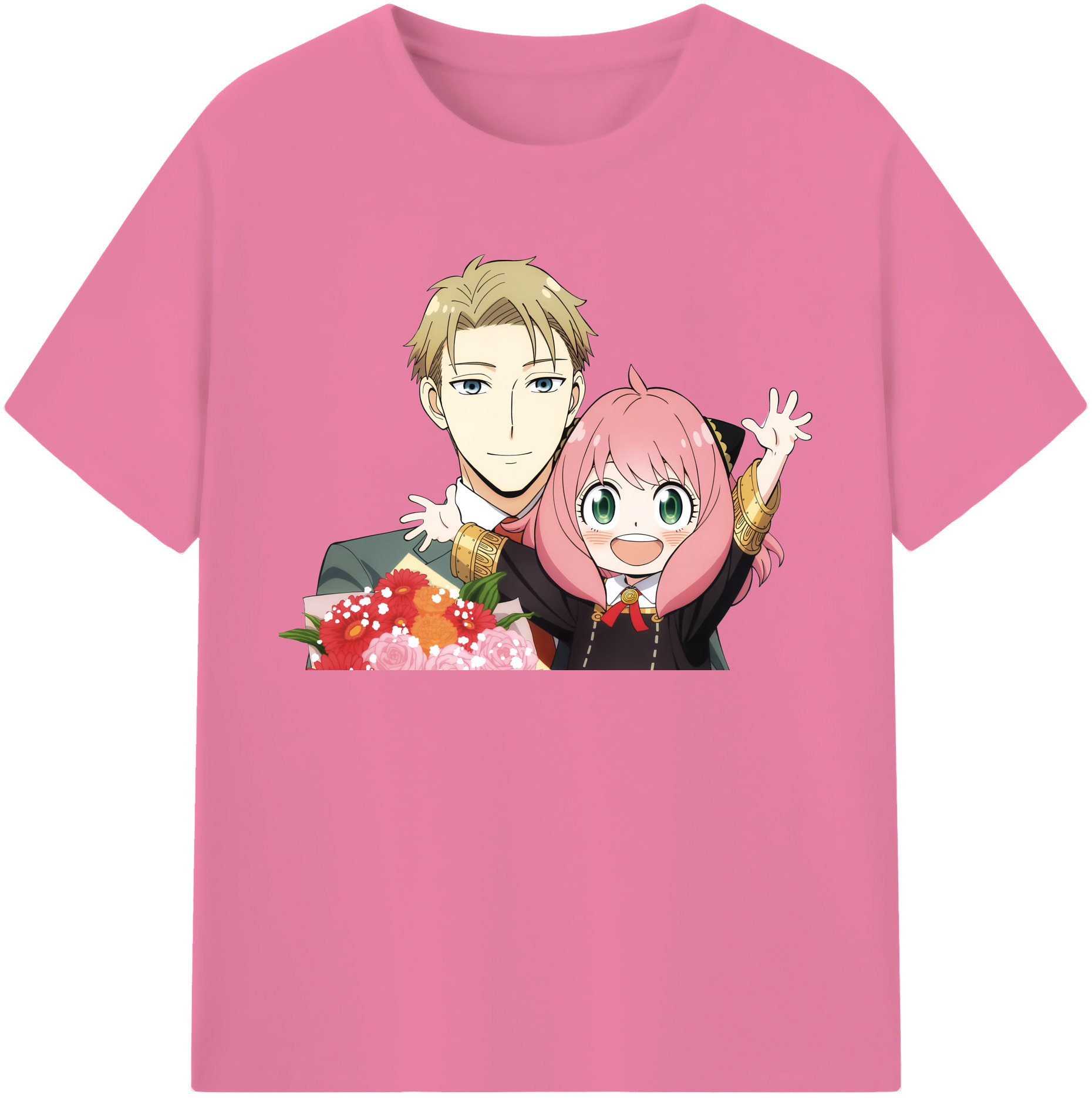 （画像用） SPY×FAMILY间谍家家酒 綿100％半袖Tシャツ（フロントプリント）